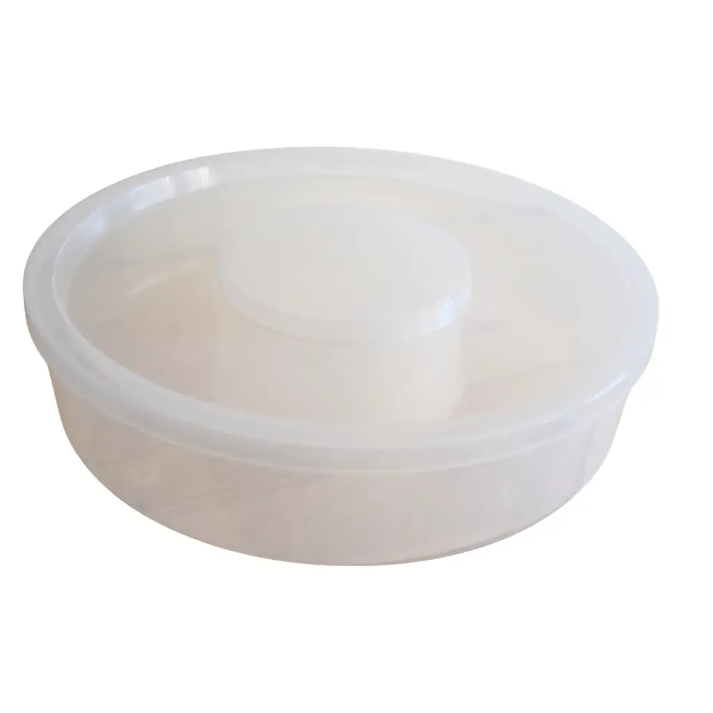 Futtertrog rund 1,5l mit Deckel