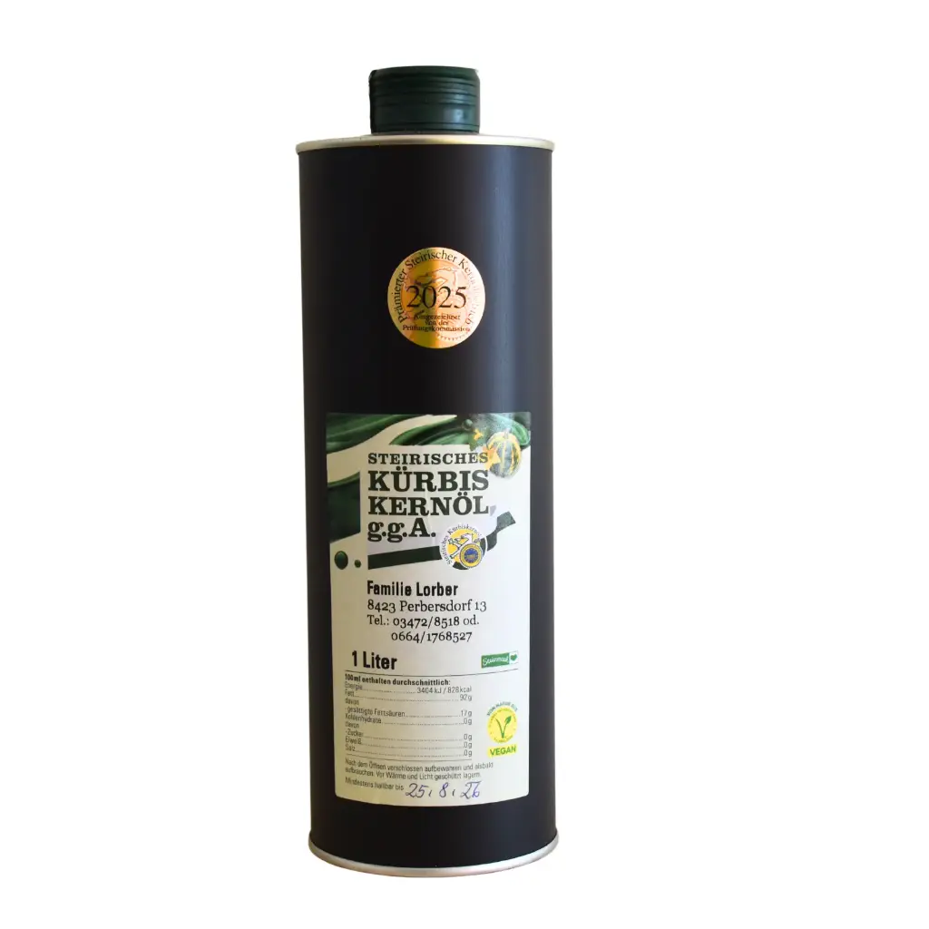 Echtes steirisches Kernöl ggA 1l Dose
