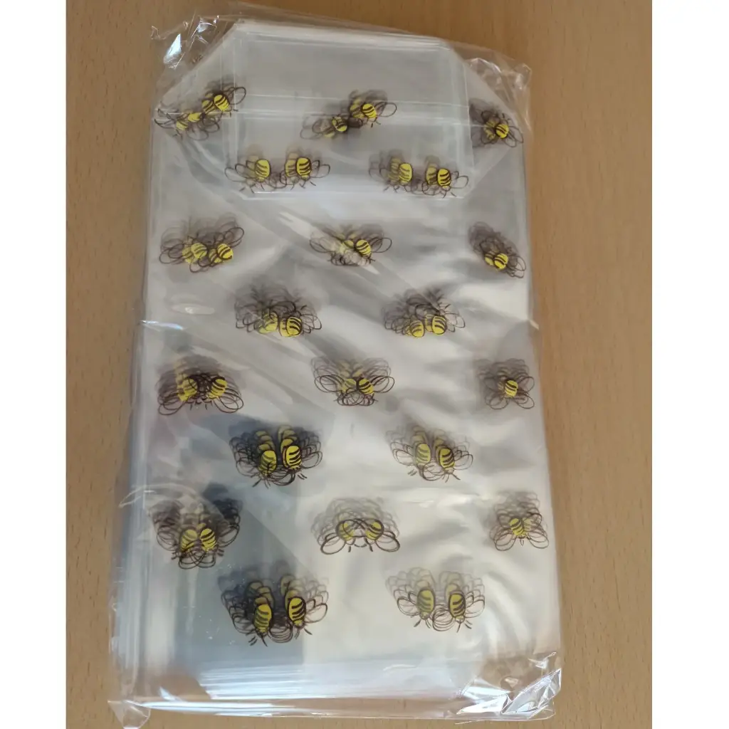 Bodensackerl mit Bienendesign (100 Stück 23,5x14,5 cm)