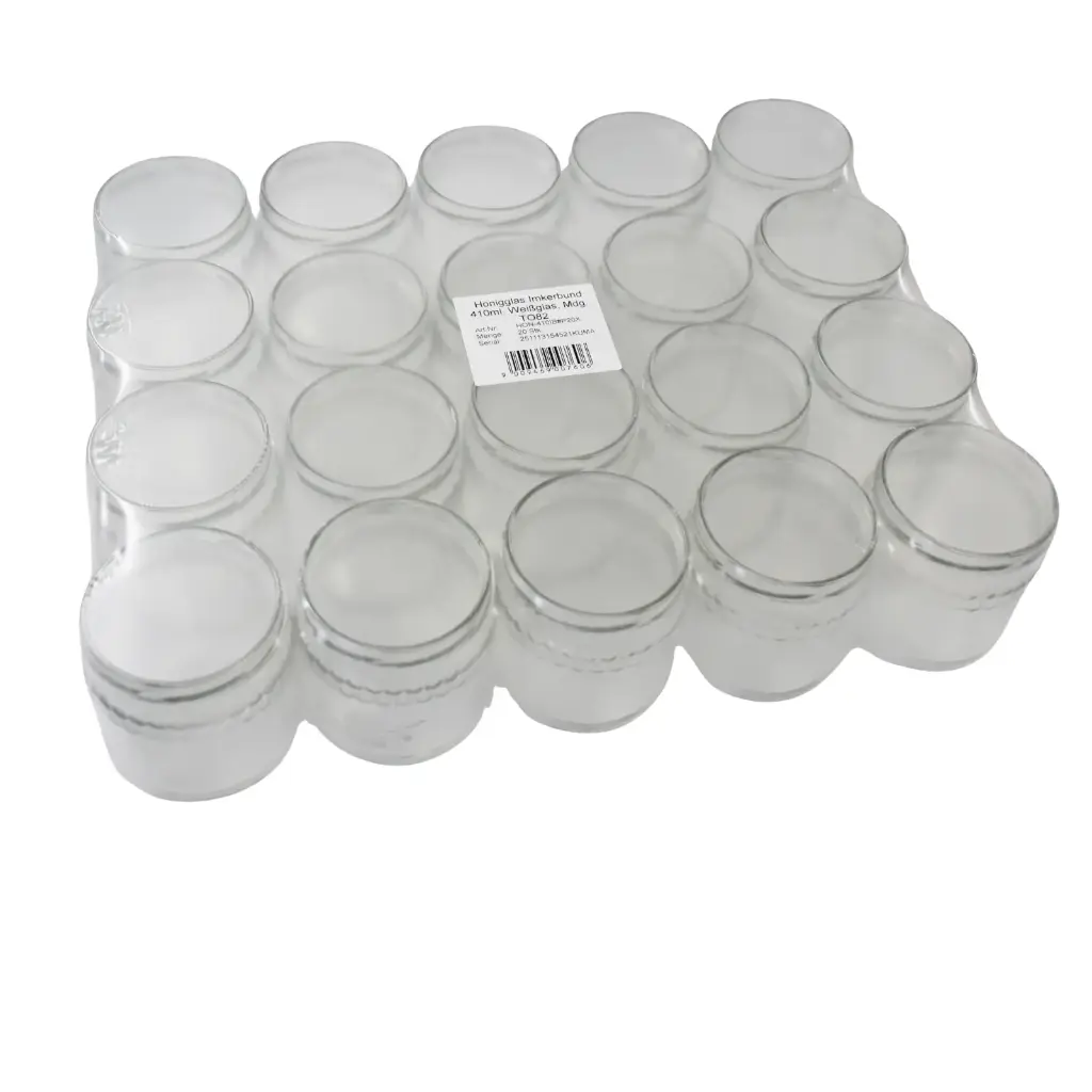 500g Imkerbundglas mit Deckel (verpackt zu 20 Stück)