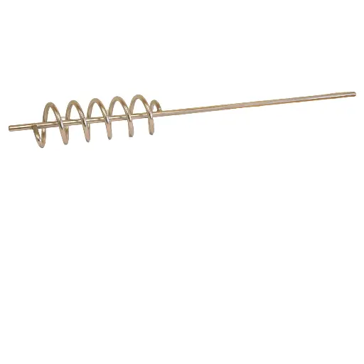 Honigrührspirale Edelstahl mit Mittelsstab