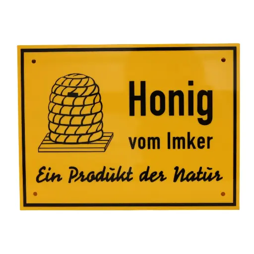 Tafel Honig vom Imker 70x50