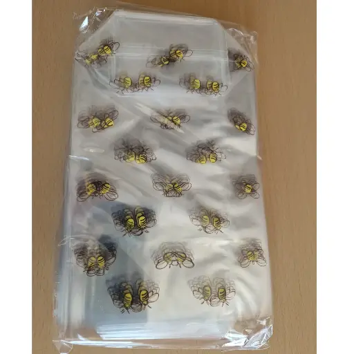 Bodensackerl mit Bienendesign (100 Stück 23,5x14,5 cm)