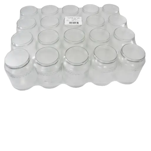 1000g Imkerbundglas mit Deckel (verpackt zu 20 Stück)