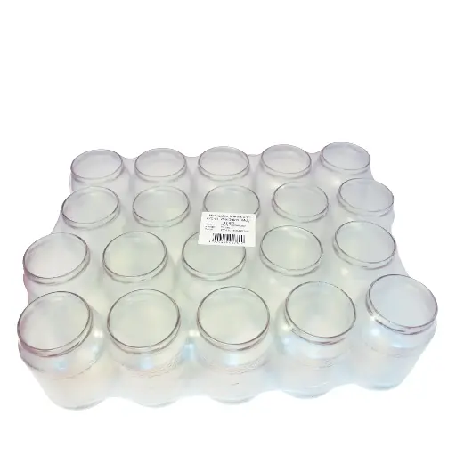 1000g Euroglas ohne Deckel (verpackt zu 20 Stück) 