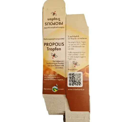 Propoliskarton inkl. Etikett  neues Design